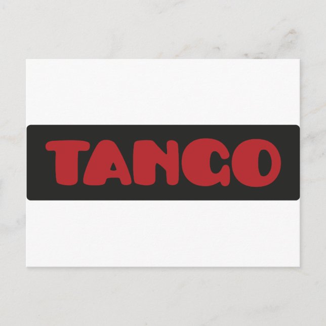 Carte Postale Tango (Devant)