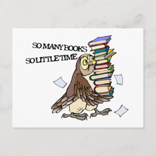 Carte Postale Tant de livres