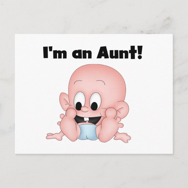 Carte Postale Tante des nouveaux t-shirts et cadeaux Nephew (Devant)