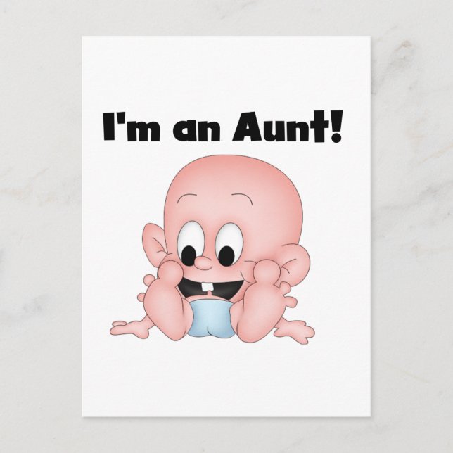 Carte Postale Tante des nouveaux t-shirts et cadeaux Nephew (Devant)