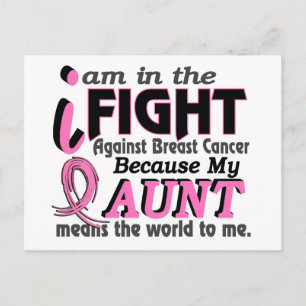 Carte Postale Tante Signifie Le Monde Pour Moi Cancer Du Sein
