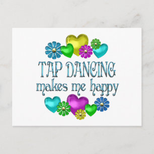 Carte Postale Tap Dancing Happy