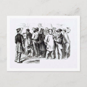 Carte Postale Tapis de tapis, fin des années 1860 (gravure) (pho