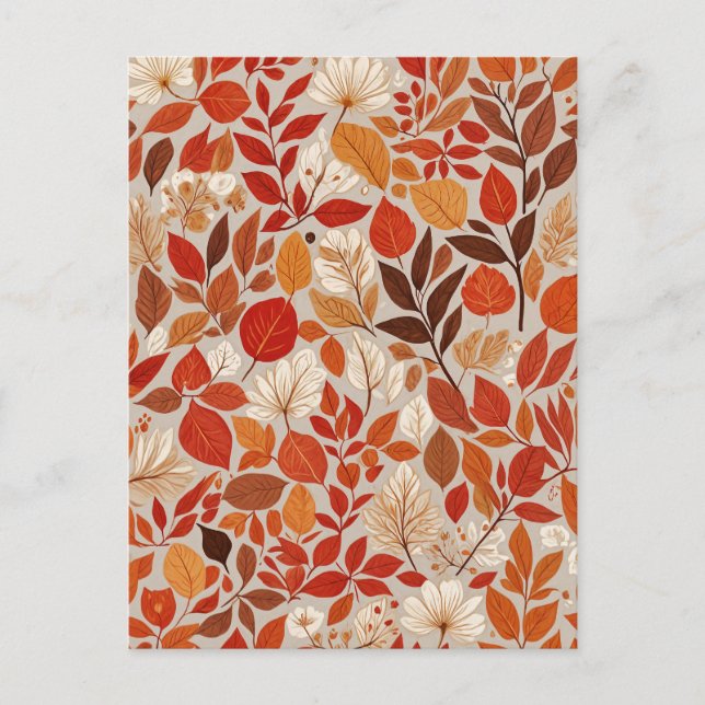 Carte Postale Tapisserie d'automne (Devant)