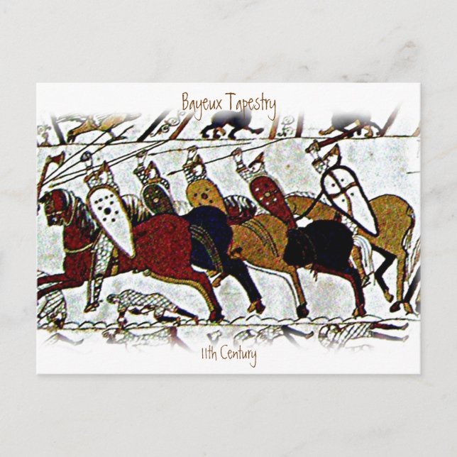 Carte Postale Tapisserie de Bayeux a1 (Devant)