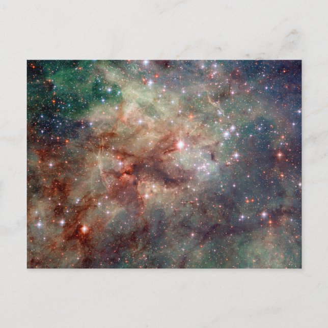 Carte Postale Tarantula Nebula Espace Hubble (Devant)