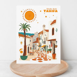 Carte Postale Tarifa Espagne vacances ville méditerranéenne Cart