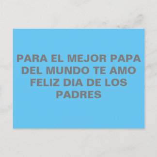 Carte Postale Tarjetas para el dia del padre