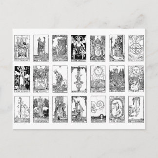 Carte Postale tarot antique