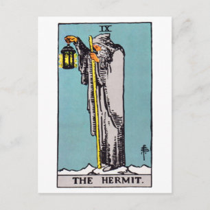 Carte Postale tarot-hermite