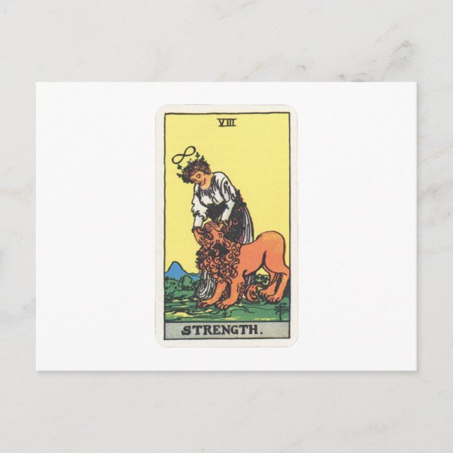 Carte Postale Tarot Kraft Strength (Devant)