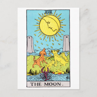 Carte Postale tarot-lune
