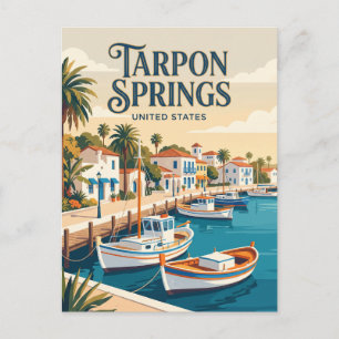 Carte Postale Tarpon Springs Floride