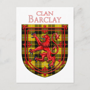 Carte Postale Tartan écossais à carreaux Barclay Dress