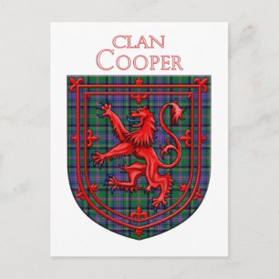 Carte Postale Tartan écossais Cooper Lion Rampant