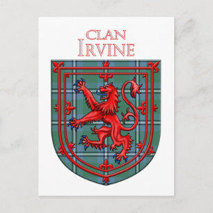 Carte Postale Tartan écossais Irvine de Drum