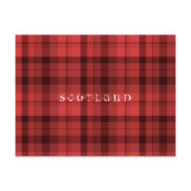Carte postale Tartan Scotland