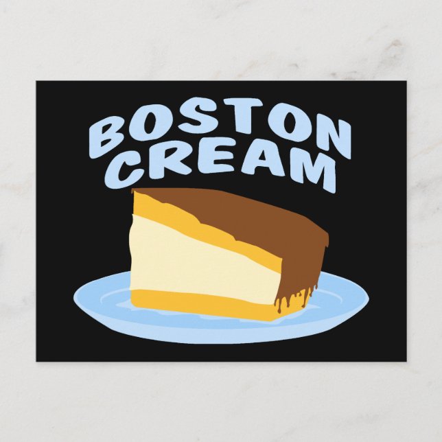 Carte Postale Tarte à la crème de Boston (Devant)