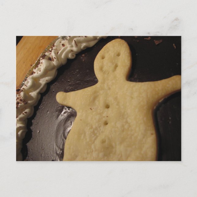 Carte Postale Tarte au chocolat (Devant)