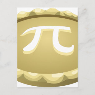 Carte Postale tarte au jour pi heureux