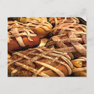 Carte Postale Tartes à tarte aux pommes
