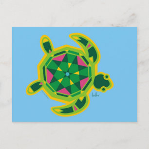 CARTE POSTALE TATHA LE SEATURTLE