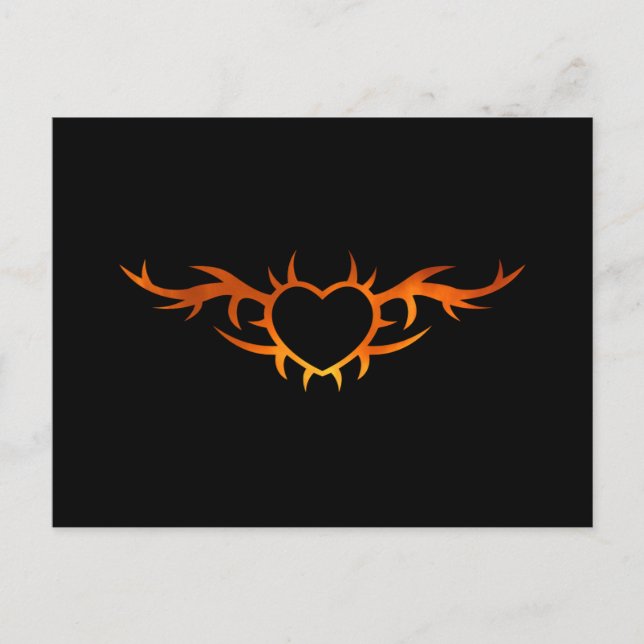 Carte Postale Tatouage cardiaque (Devant)