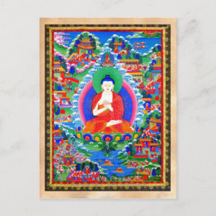 Carte Postale tatouage de thangka oriental cool Mahavairocana