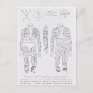 Carte Postale tatouage d'igorros