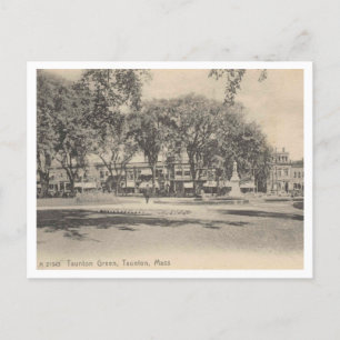 Carte Postale Taunton MA, The Green, 1915