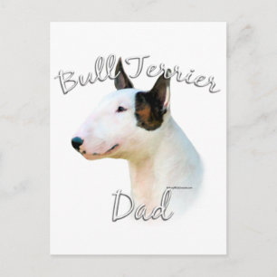 Carte Postale Taureau Miniature Terrier Papa 2