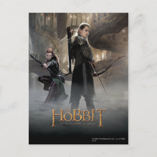 Carte Postale TAURIEL™ et LEGOLAS GREENLEAF™ Movie Poster 2