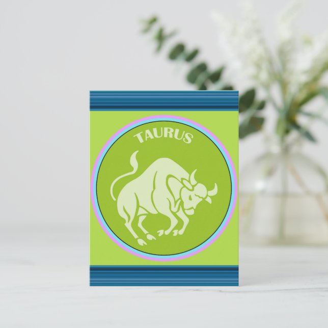 Carte postale Taurus (Debout devant)