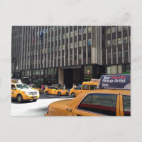 Taxi du district du vêtement cabine jaune New York