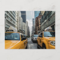 Taxi Jaune Iconique New York City