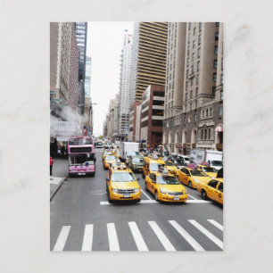 Carte Postale Taxis de New York