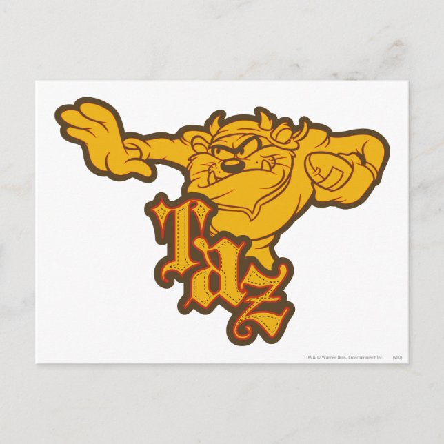 Carte Postale TAZ™ Un Bras (Devant)