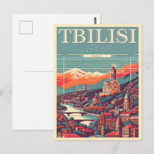 Carte Postale Tbilissi capitale de la Géorgie, cadeaux souvenirs