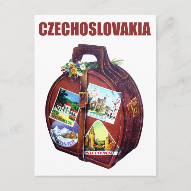 Carte Postale Tchécoslovaquie pour toutes les saisons, voyage vi (Devant)