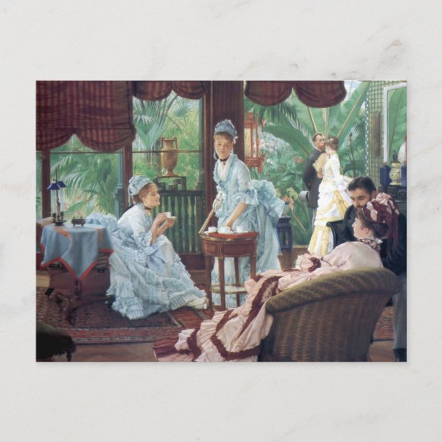 Carte Postale Tea Fashion Tissot de la Maison Victorienne (Devant)