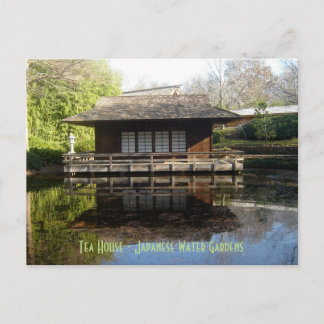 Carte Postale Tea House - Jardins d'eau japonais