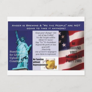 Carte postale Tea Party