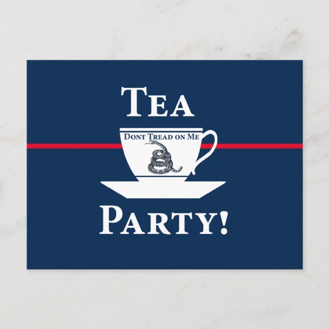 Carte Postale Tea Party ! (Devant)