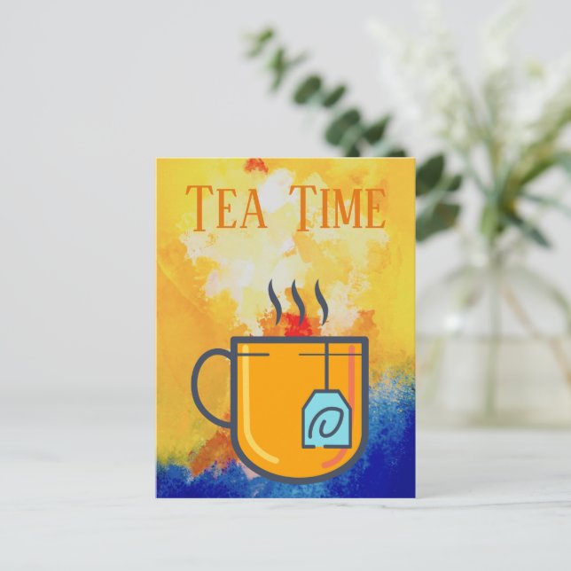 Carte postale Tea Time (Debout devant)