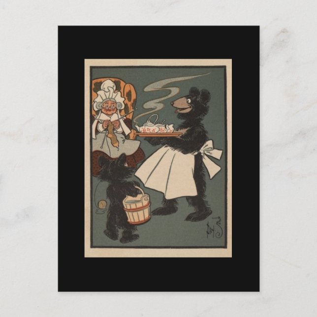 Carte Postale Tea Time Bears (Devant)