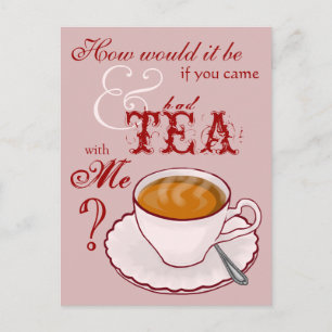 Carte postale Tea with Me