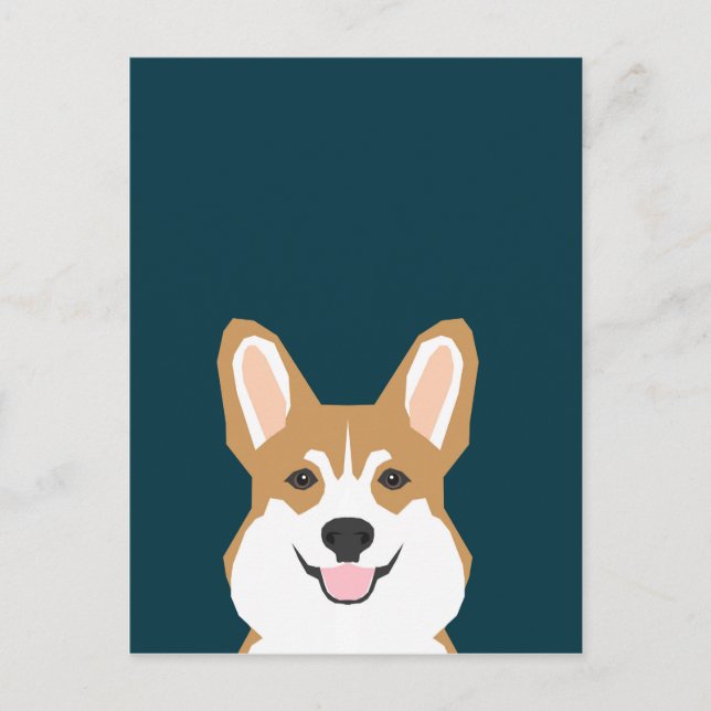 Carte Postale Teagan - Welsh Corgi (Devant)