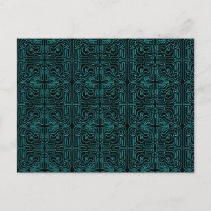 Carte postale Teal Maze de Mark Edward Westerfield