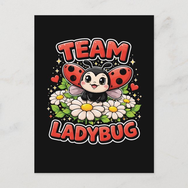 Carte Postale Team Ladybug (Devant)