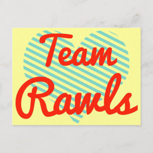 Carte Postale Team Rawls
